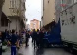 Kurtarmaya gelen polislere taşlı sopalı saldırı