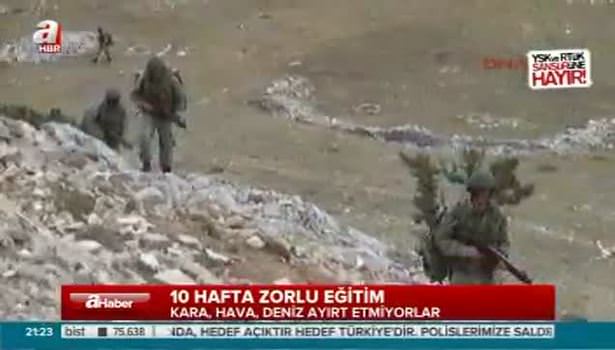 Komandoların nefes kesen görüntüleri!