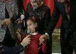 Minik Belinay söyledi Erdoğan eşlik etti