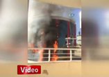 Teröristler yine okul yaktı!