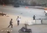 Bir anda alevler içinde kaldı!