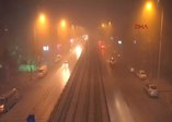 Yoğun sis kara ve hava ulaşımını olumsuz etkiledi
