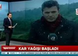 İstanbul'da kar yağışı başladı