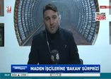 Yeni yıla maden işçileriyle girdi!