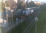 İzmir'de metro vagonu devrildi