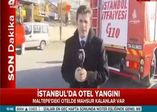 Maltepe'de otel yangını
