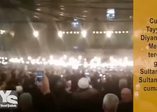 Tekbirlerle karşılanan Erdoğan cemaate dua yaptırdı