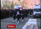 Şehit polis memuru ve kızı için tören!