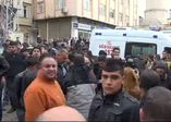 Kilis'te bir evin avlusuna Suriye tarafından atılan bir mühimmat düştü