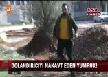 Dolandırıcıları doğduğuna pişman etti!