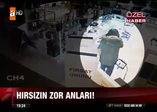 Hırsızın zor anları!