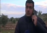 Canlı yayında roket düştü
