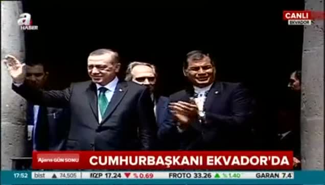 Cumhurbaşkanı Erdoğan Ekvador'da-1