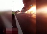 İstanbul’da seyir halindeki TIR alev topuna döndü