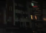 İstanbul'daki yangında yaşanan panik kamerada