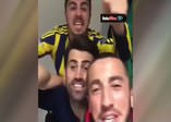 Fenerbahçeli futbolcular galibiyeti böyle kutladı