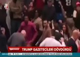 Trump'ın koruması gazeteci dövdü