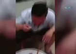 Balıkları canlı canlı yediler