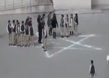 Ay ve yıldız olup İstiklal marşı okudular
