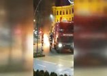 Polise kızdı motosikletini yaktı