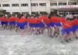İp atlayan 54 öğrenci inanılmazı başardı