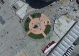 Taksim Meydanı’nın son hali havadan görüntülendi