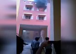Böyle yangın söndürme çalışması görülmedi!