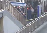 Metrobüs durağında korkutan patlama