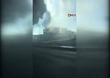 Metrobüste büyük yangın