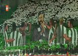 Konyaspor taraftarından muhteşem koreografi