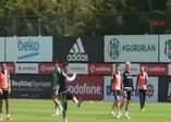 Beşiktaş idmanında yıldız futbolcular arasında gerginlik!