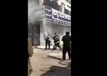 İtfaiye hortumu elinden kaçırınca olanlar oldu