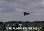 Türk F16 pilotunun efsane inişine özenince az kalsın insanları öldürecekti!