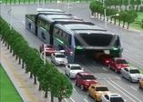 Çin'de trafikten etkilenmeyen otobüs projesi