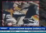 Kadın kasiyerin dehşet anları