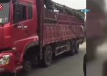 Polisi şaşkına çeviren sürücü