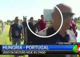 Ronaldo soru soran muhabirin mikrofonunu göle attı