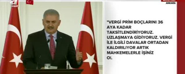 Başbakan Yıldırım'dan önemli açıklamalar-1