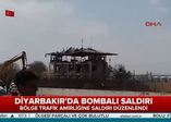 Diyarbakır'da bombalı saldırı! Olay yerinden ilk görüntüler