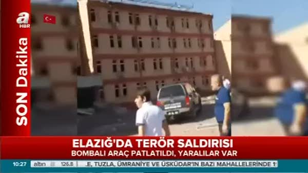 Elazığ'da gerçekleşen patlamanın ardından son görüntüler