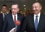 Erdoğan ve Aliyev'in samimi sohbeti böyle görüntülendi