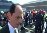 Sefaköy'de otomobil metrobüse çarptı