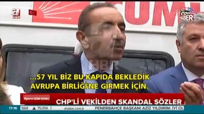 CHP'li vekilden skandal sözler