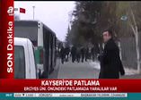 Kayseri'de olay yerinden ilk görüntüler
