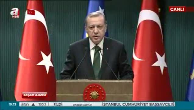 Cumhurbaşkanı Erdoğan'dan ateşkes açıklaması-1