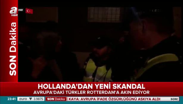 Bakan Kaya'dan Hollanda polisine derslik cevap!