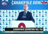 Erdoğan Çanakkale töreninde şiir okudu