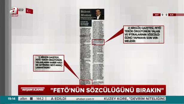 FETÖ'nün sözcüsü Mumay'a tokat gibi tekzip