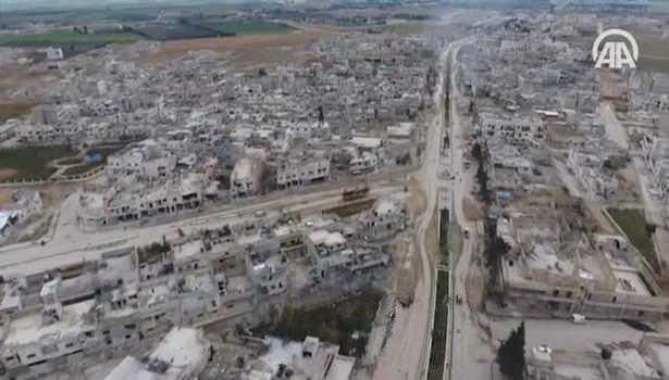 El Bab havadan böyle görüntülendi