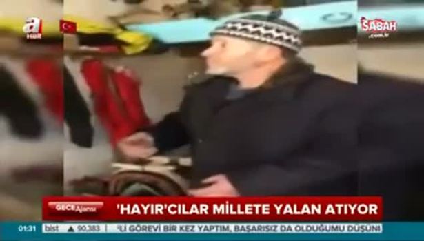 Kulalı semerci Ahmet Amca'dan 'Hayır'cılara tokat gibi cevap!